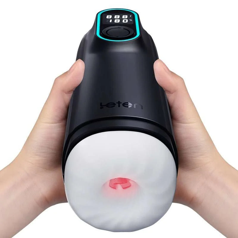 Leten - Máy thủ dâm tự động đẩy Tornado Black Hole Pro (Màu đen)
