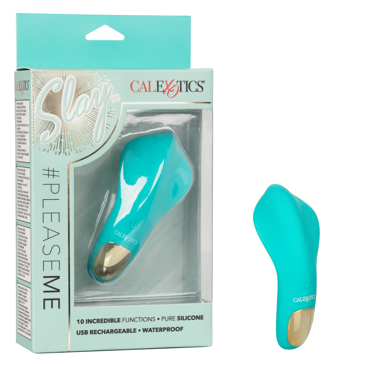 CalExotics - Slay #PleaseMe Rechargeable Clitoral Vibrator (Green) - Green