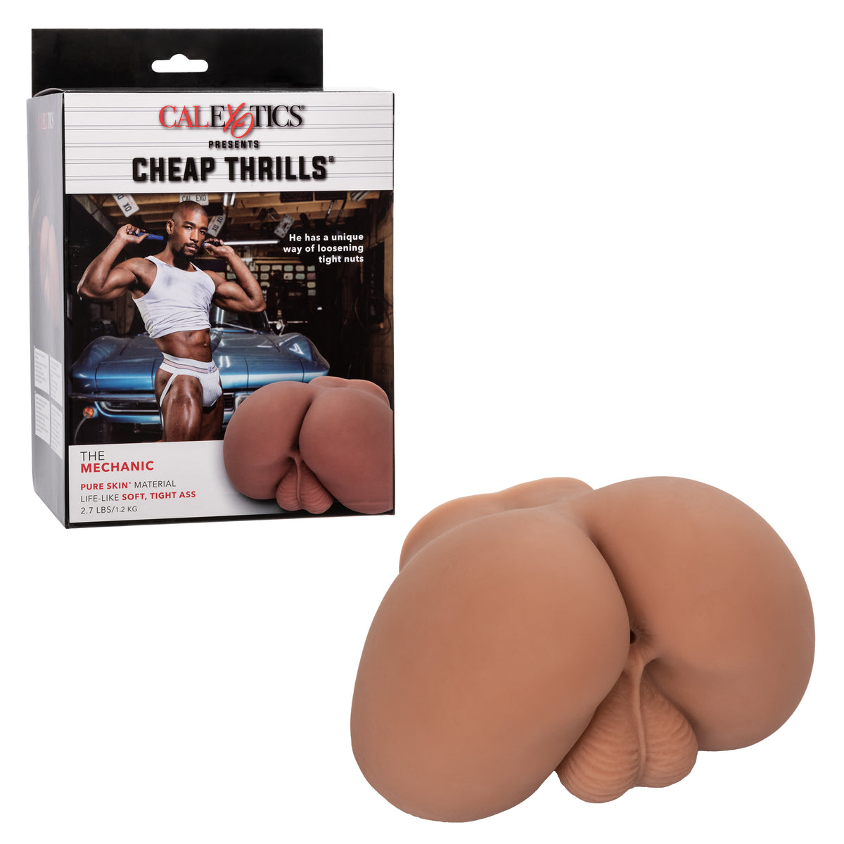 CalExotics - Cheap Thrills Mechanic Ass Masturbator (Brown) - Brown