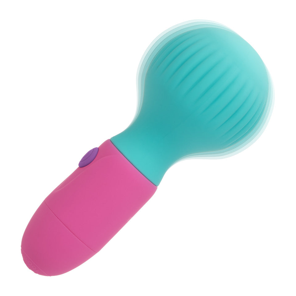 CalExotics - Máy rung mini dạng đũa sạc lại Naughty Bits To The Max (màu xanh dương)