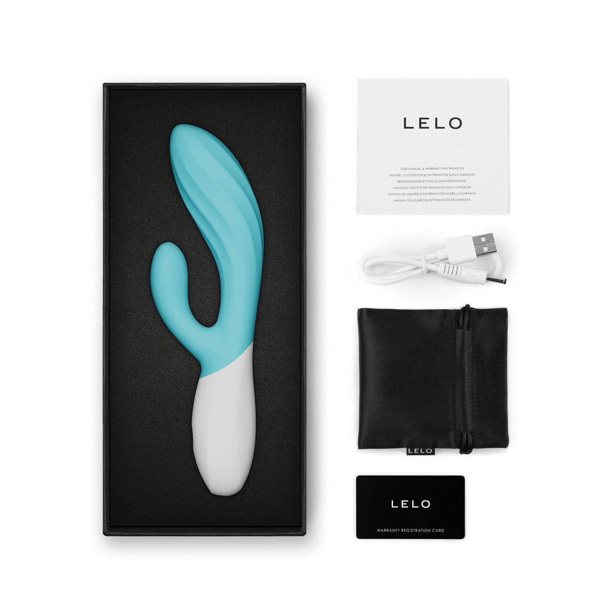 LELO - Máy rung thỏ kích thích kép INA Twist kết nối với ứng dụng