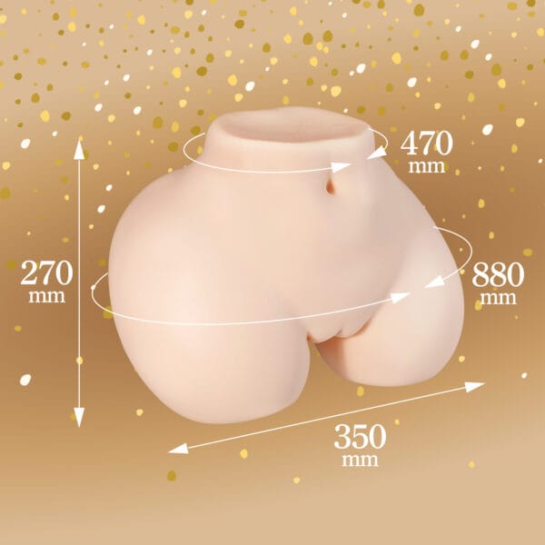 Seiraku Toys - Dụng cụ thủ dâm thân mình 3D chân thực cao cấp hình cô gái thanh lịch (Beige)