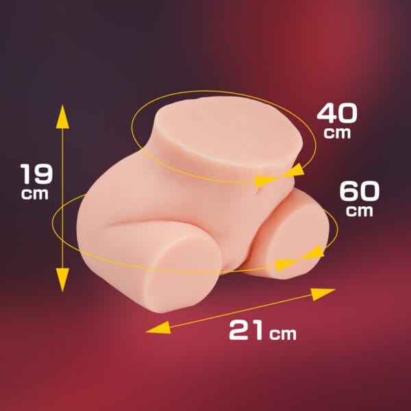 Đồ chơi Seiraku - Âm đạo giả thân 3D mini chân thực Cherry (Màu be)