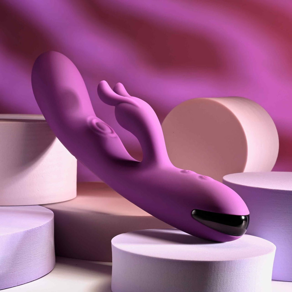 Playboy - Máy rung thỏ sạc lại Busy Bunny (Tím)