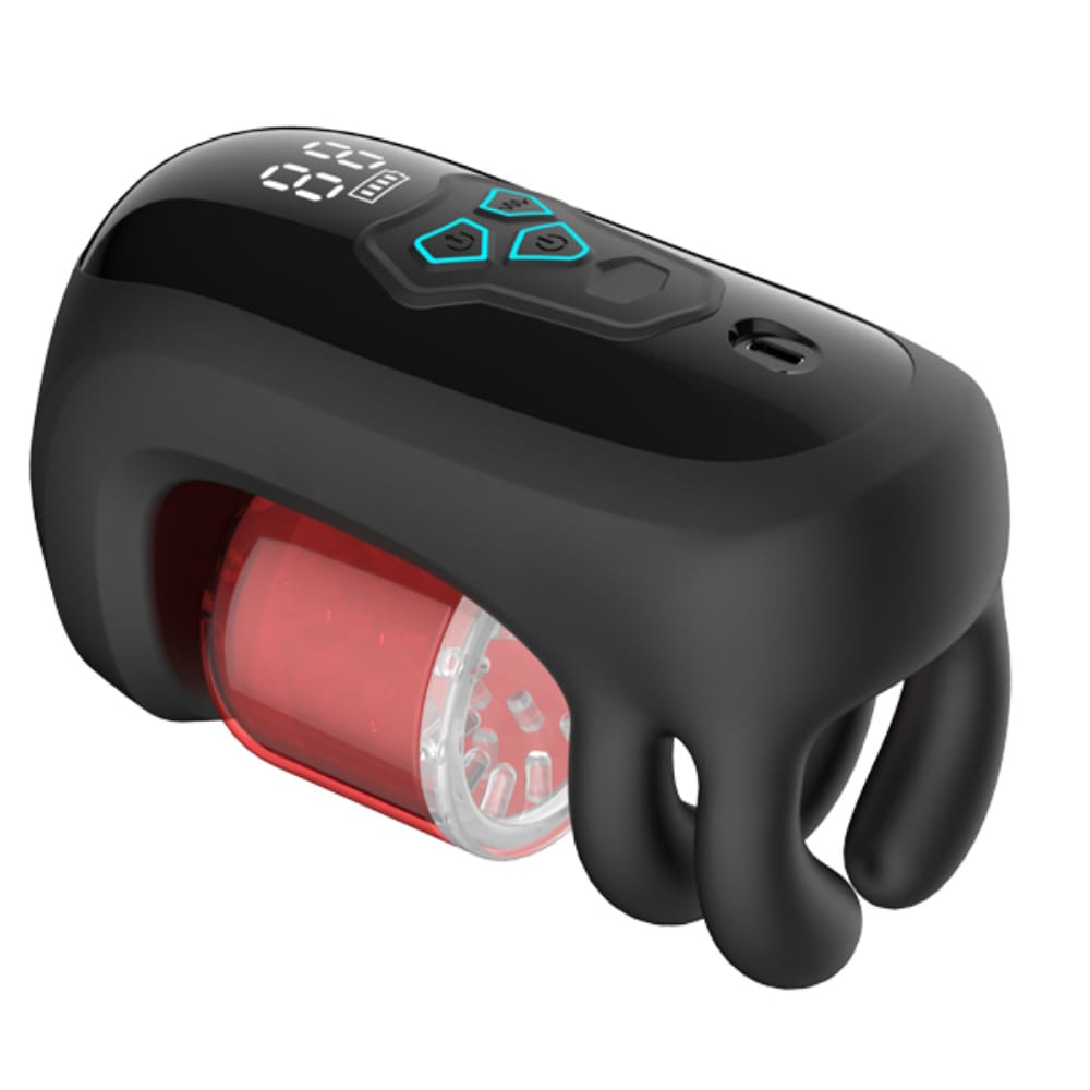 Asahi - Rotating Stroker Masturbator (Black) OT1281 CherryAffairs
