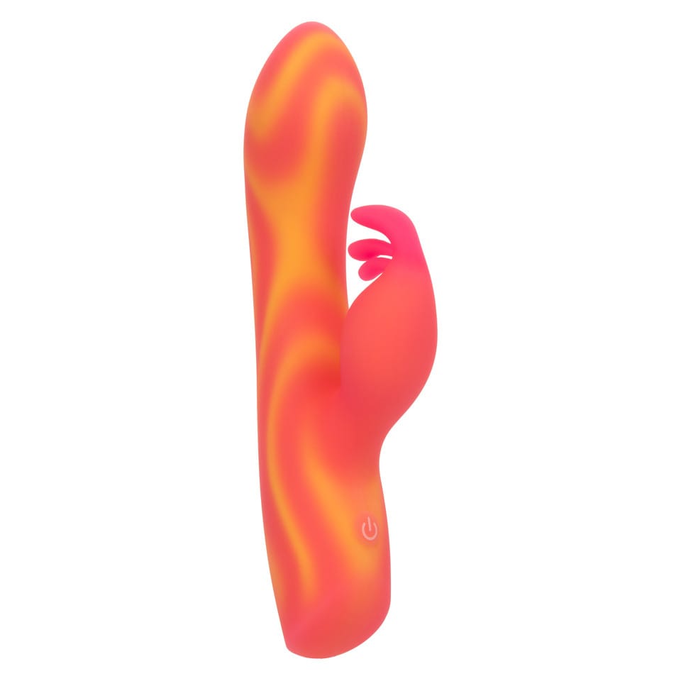CalExotics - Endless Summer Moonlight Magic Rechargeable Rabbit Vibrator (Orange) CE2149 CherryAffairs