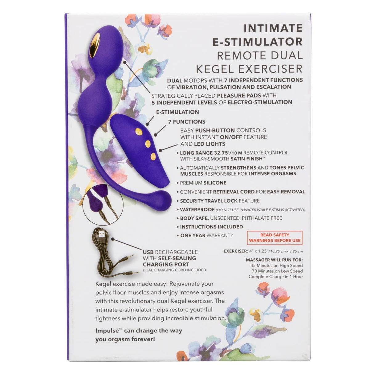 CalExotics - Impulse Remote Dual Kegel eStim Pelvic Floor Exerciser CE2157 CherryAffairs