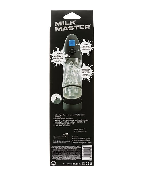 CalExotics - Milk Master Extreme Automatic Milker Masturbator (Black) CE2152 CherryAffairs