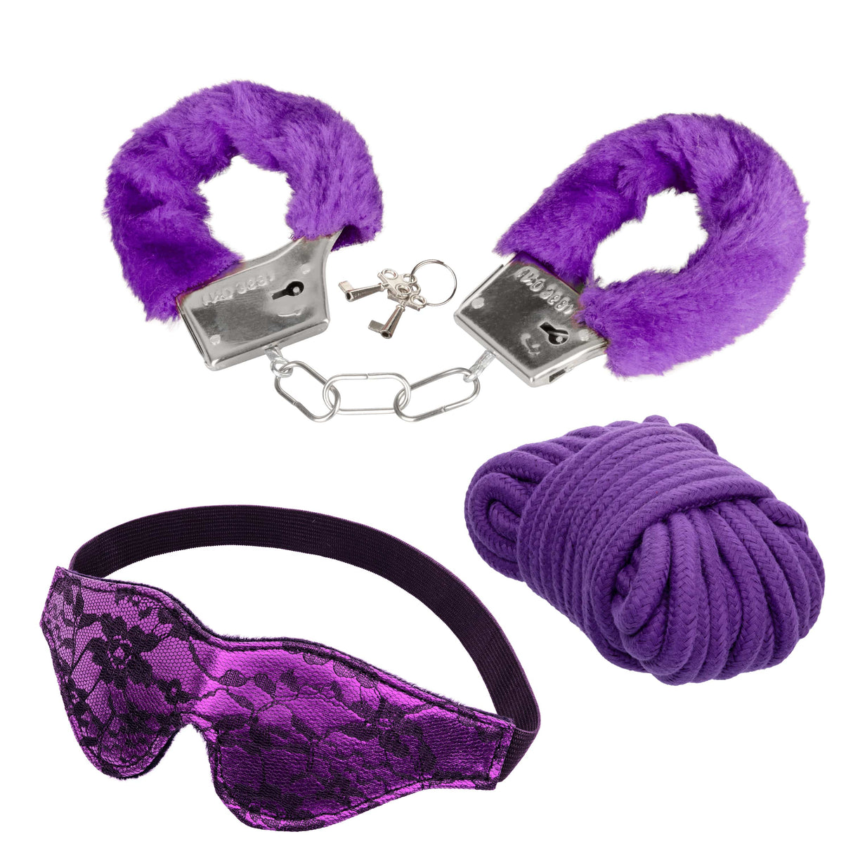 California Exotics - Pleasure Kits Indulgent Collection BDSM Set (Purple) CE2125 CherryAffairs