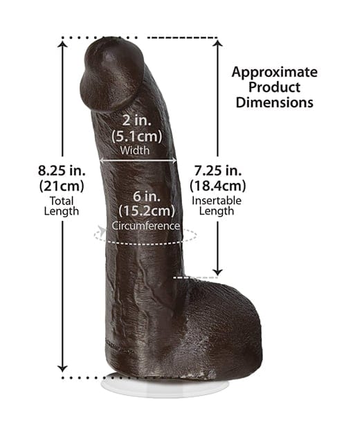 Doc Johnson - Signature Realistic Dildos Mr. Marcus 9" Realistic Dildo & Balls withRemovable Vac-U-Lock Suction Cup DJ1198 CherryAffairs