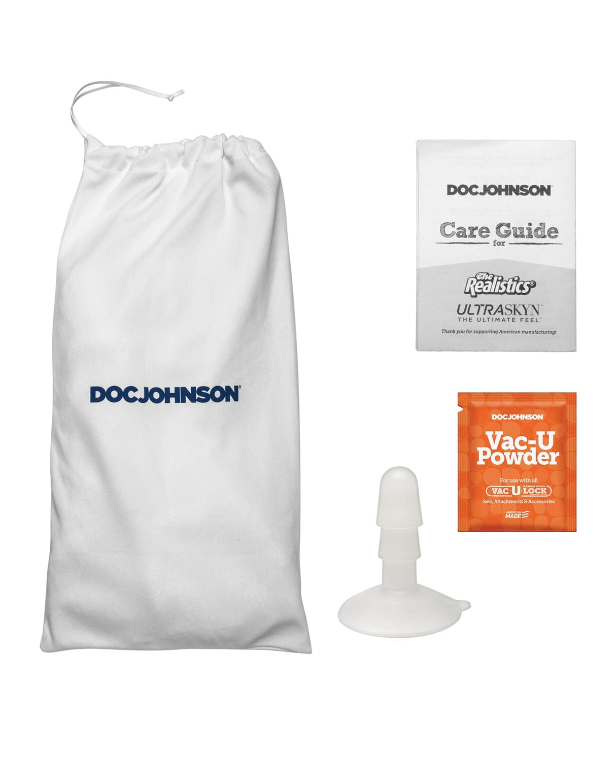 Doc Johnson - Signature Realistic Dildos ULTRASKYN 7.5" Realistic Dildo withRemovable Vac-U-Lock Suction Cup - The… DJ1203 CherryAffairs