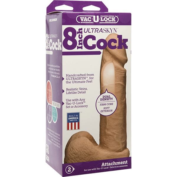 Doc Johnson - Vac-U-Lock Ultraskyn Cock Attachment Strap-On Dildo - CherryAffairs.sg