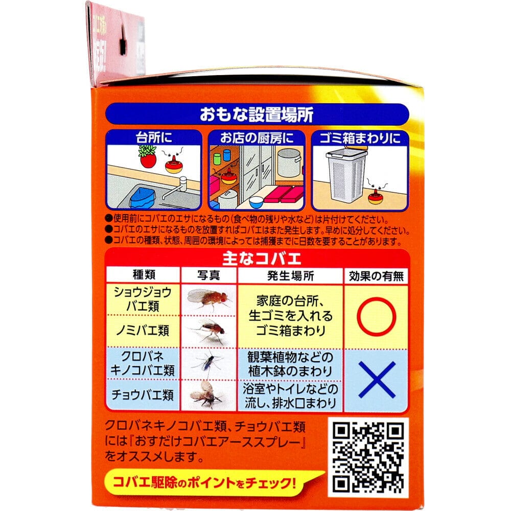 Earth Chemical - Insecticide Fruit Fly Catcher Kobae Ga Hoihoin (2 Pieces) Pesticide