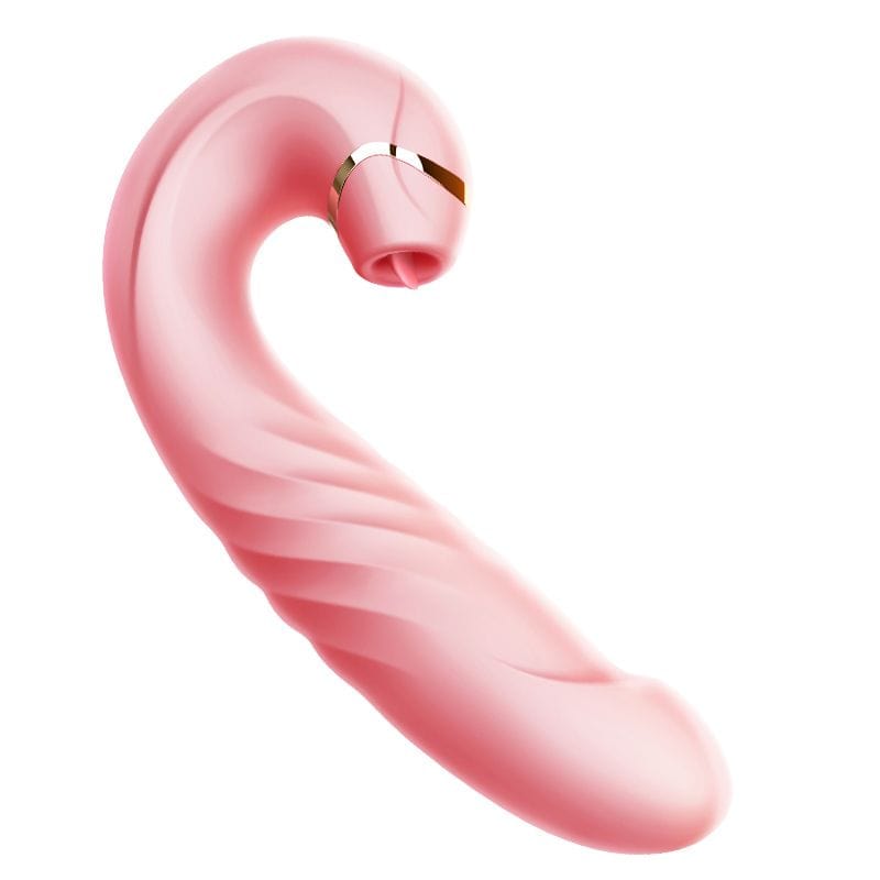 Erocome - Draco Thrusting Vibrating Sucking Heating Dildo (Pink) G Spot Dildo (Vibration) Rechargeable