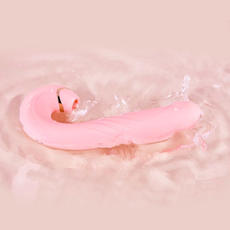 Erocome - Draco Thrusting Vibrating Sucking Heating Dildo (Pink) G Spot Dildo (Vibration) Rechargeable