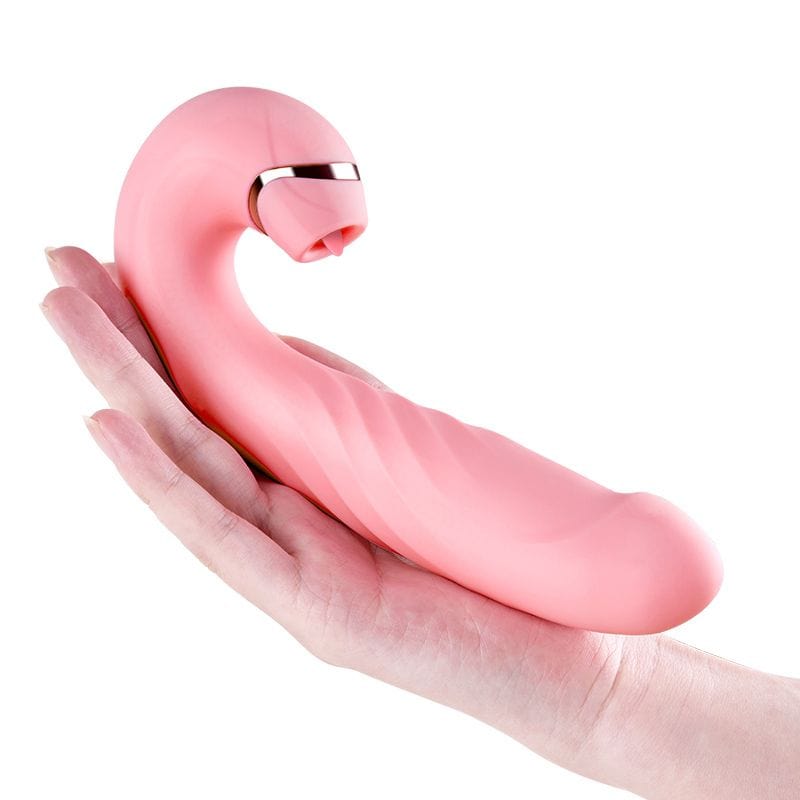 Erocome - Draco Thrusting Vibrating Sucking Heating Dildo (Pink) G Spot Dildo (Vibration) Rechargeable