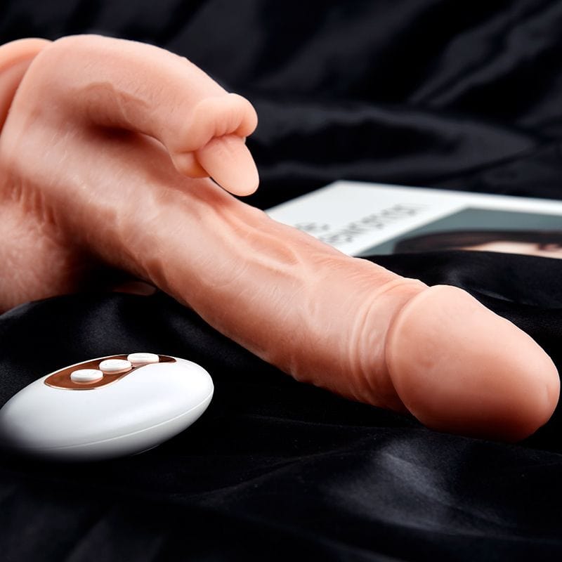 Erocome - Serpens Heating Rotating Vibrating Realistic Dildo (Beige) Realistic Dildo with suction cup (Vibration) Rechargeable