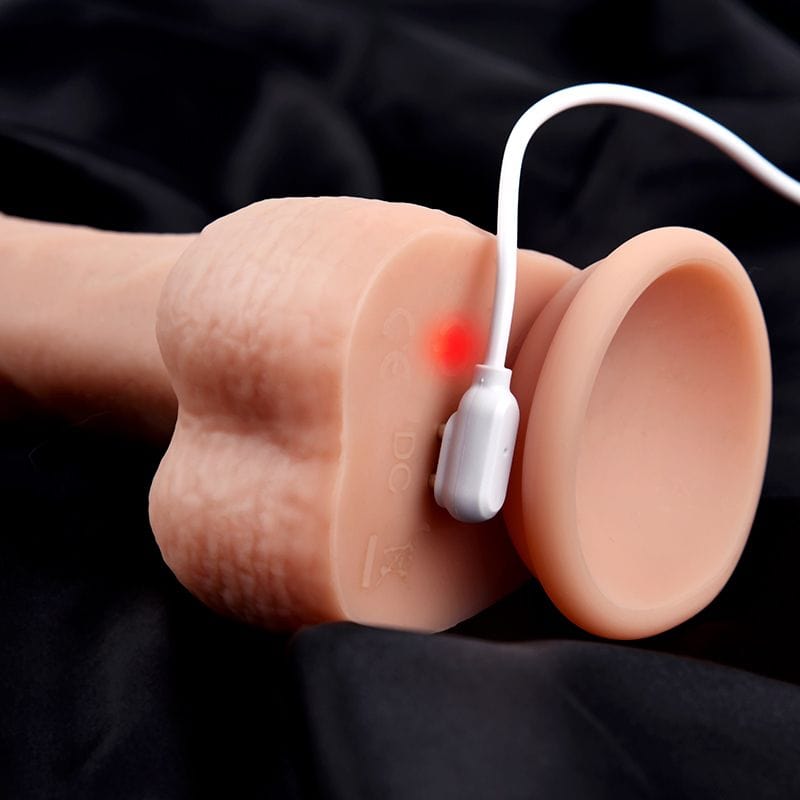 Erocome - Serpens Heating Rotating Vibrating Realistic Dildo (Beige) Realistic Dildo with suction cup (Vibration) Rechargeable