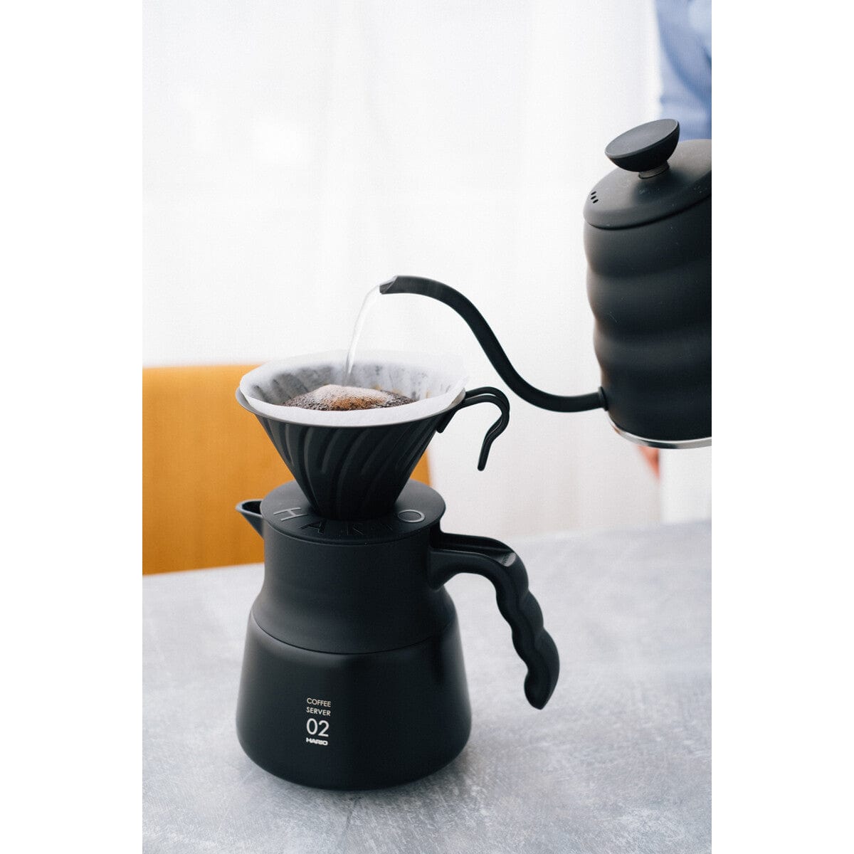 Hario - V60 Metal Dripper for 1 to 4 Cups (Matt Black) HR1011 CherryAffairs