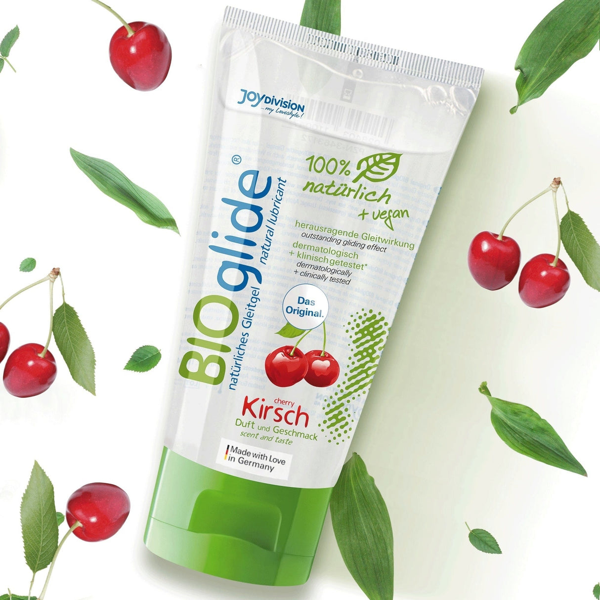 Joy Division - Bioglide Flavoured Cherry Water Based Natural Vegan Lubricant JD1040 CherryAffairs