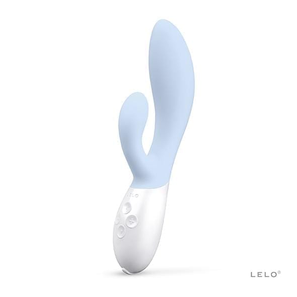 LELO - Ina 3 G Spot and Clitoral Rabbit Vibrator Seafoam 7350075028311 Rabbit Dildo (Vibration) Rechargeable