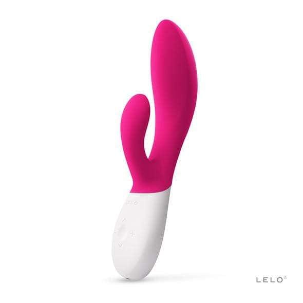 LELO - Ina Wave 2 G Spot and Clitoral Rabbit Vibrator Cerise 7350075028472 Rabbit Dildo (Vibration) Rechargeable