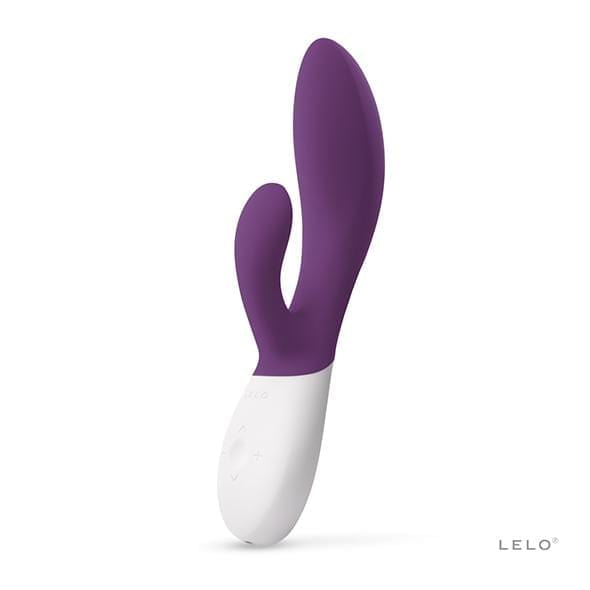 LELO - Ina Wave 2 G Spot and Clitoral Rabbit Vibrator Plum 7350075028465 Rabbit Dildo (Vibration) Rechargeable