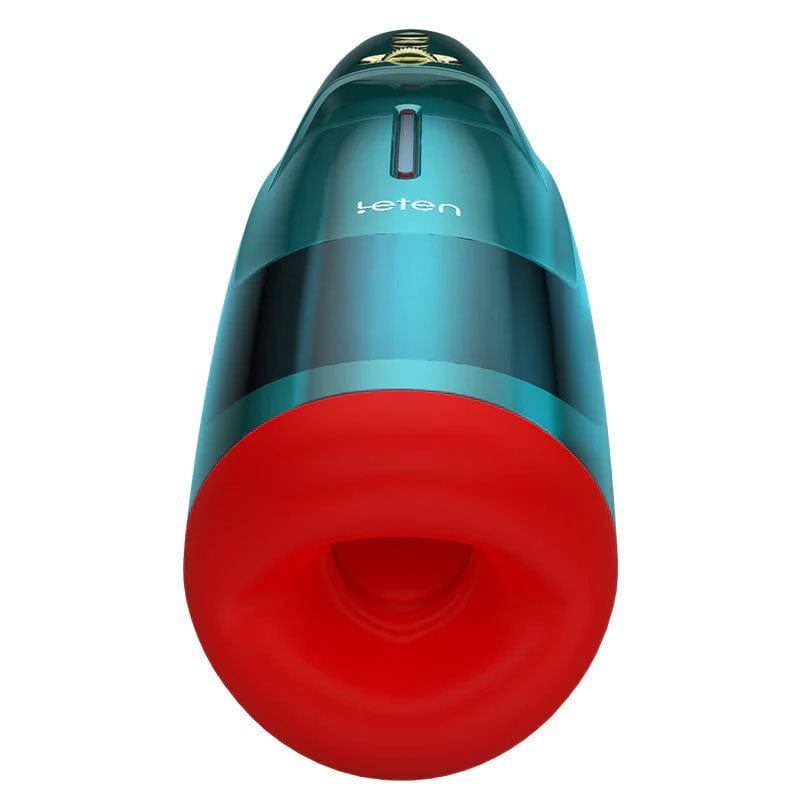Leten - Version III Blowjob Thrusting Moaning Intelligent Heating Masturbator (Dark Green) LET1030 CherryAffairs