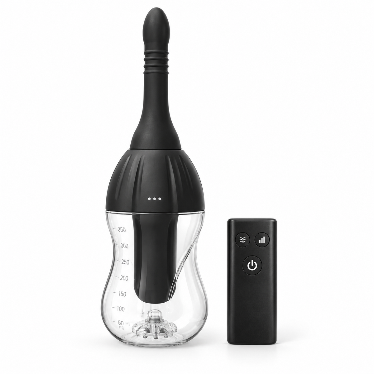 Nexus - Dụng cụ thụt rửa hậu môn tự động tạo lực đẩy (Đen)