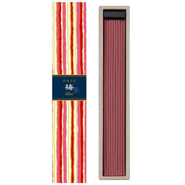 Nippon Kodo - Kayuragi Incense Sticks with Incense Holder Aromatherapy Ume Plum 4902125384804 Incense Sticks