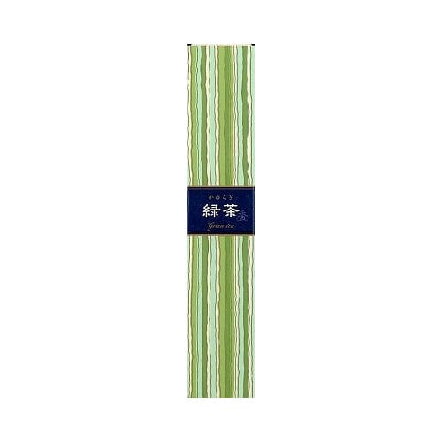 Nippon Kodo - Kayuragi Incense Sticks with Incense Holder Aromatherapy Green Tea Ryokucha 4902125384538 Incense Sticks