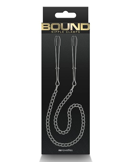 NS Novelties - Bound DC3 Nipple Clamps (Gunmetal) NS1181 CherryAffairs