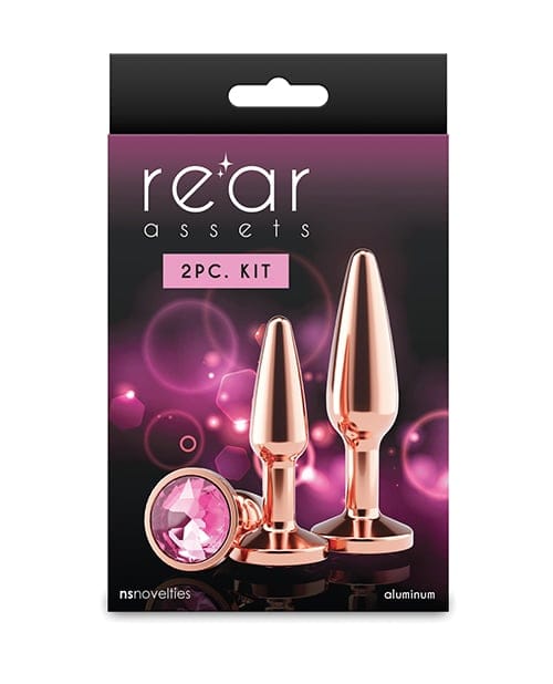 NS Novelties - Rear Assets Tapered Metal Anal Plug Training Set CherryAffairs