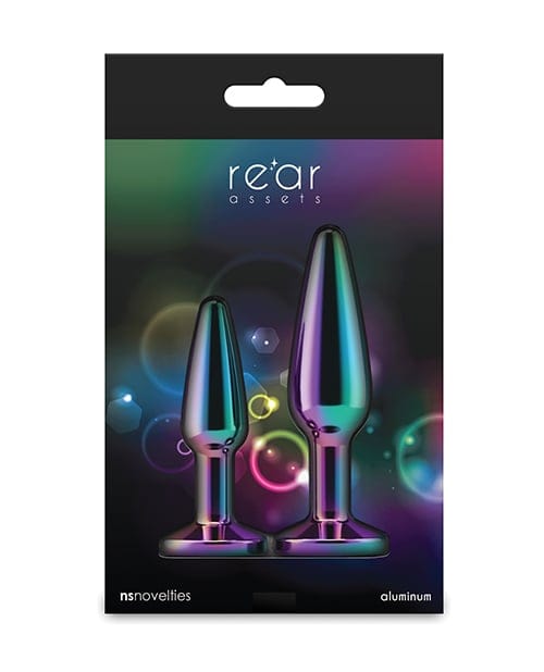 NS Novelties - Rear Assets Tapered Metal Anal Plug Training Set CherryAffairs