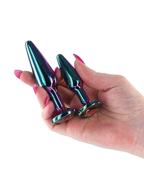 NS Novelties - Rear Assets Tapered Metal Anal Plug Training Set CherryAffairs