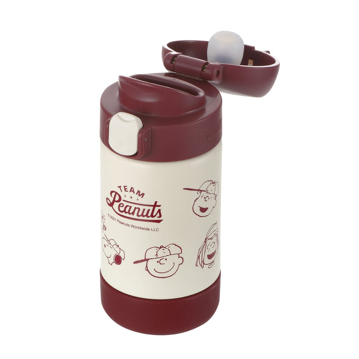 Richell - 2 Way Snoopy Peanut Collection Stainless Steel Water Bottle Mug Baby Water Bottle