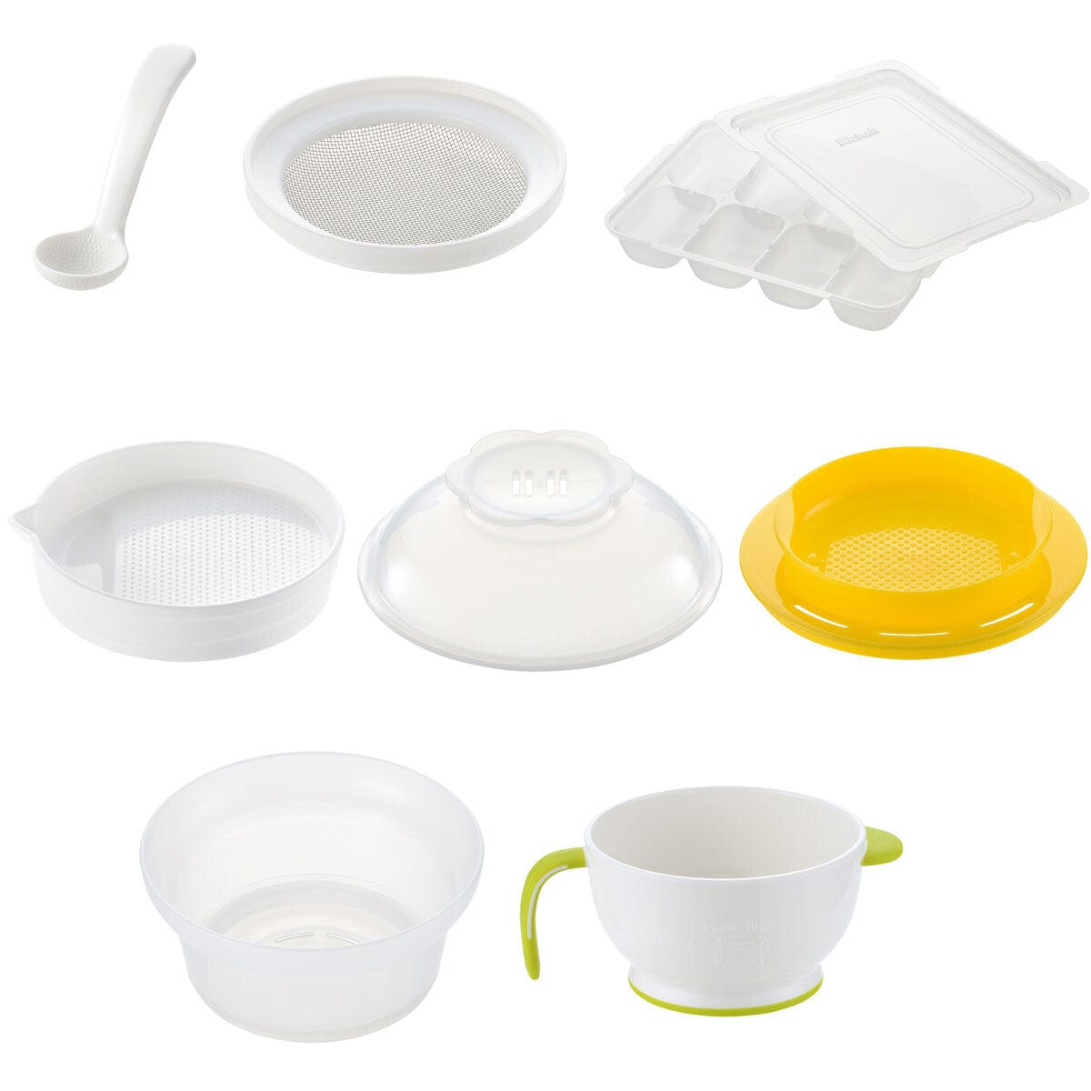 Richell - Baby Food Multipurpose Preparation Cooking Gift Set Baby Food Processor