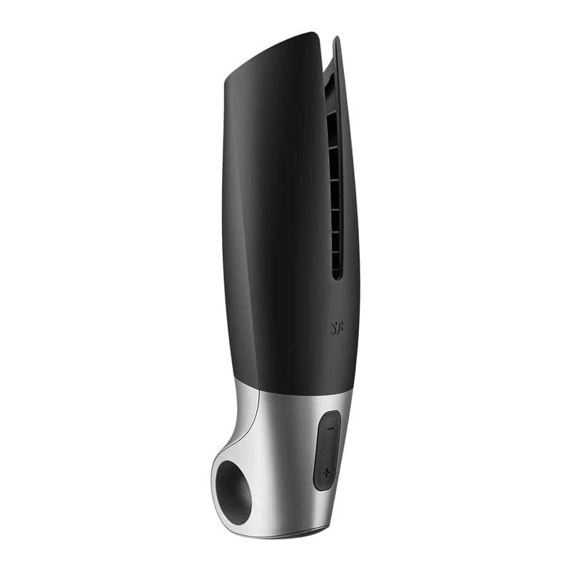 Satisfyer - Men Power Masturbator App-Controlled Stroker Vibrator (Black) Masturbator Soft Stroker (Vibration) Rechargeable