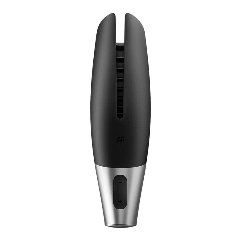 Satisfyer - Men Power Masturbator App-Controlled Stroker Vibrator (Black) Masturbator Soft Stroker (Vibration) Rechargeable