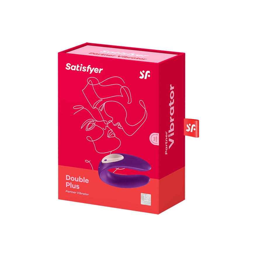 Satisfyer - Partner Plus Couple Vibrator (Purple) - CherryAffairs.sg