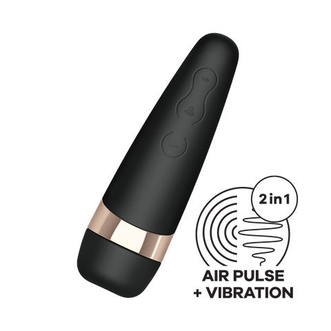 英国 Satisfyer-Pro 3振动按摩器(黑色)