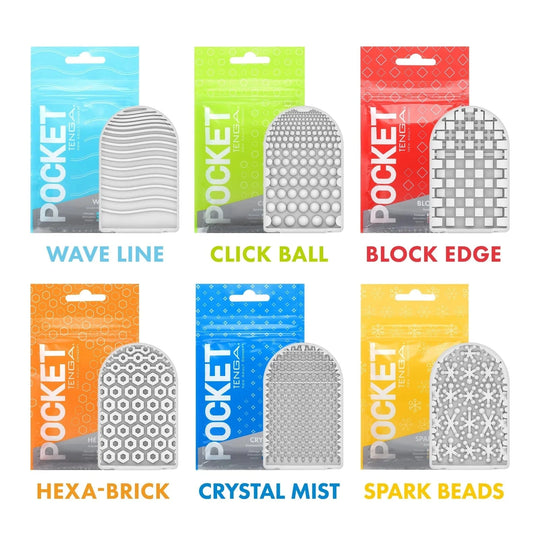 Tenga - Pocket Stroker Masturbator (Clear)