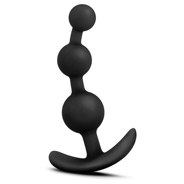 Blush Novelties - Luxe Be Me 3 Silicone Anal Beads (Black) Anal Beads (Non Vibration)