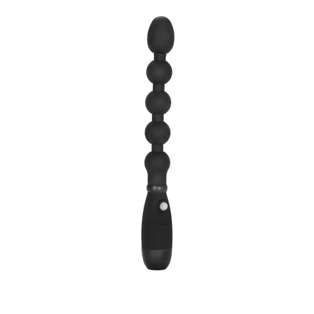 California Exotics - Booty Call Booty Bender Vibrating Anal Beads (Black) Anal Beads (Vibration) Non Rechargeable
