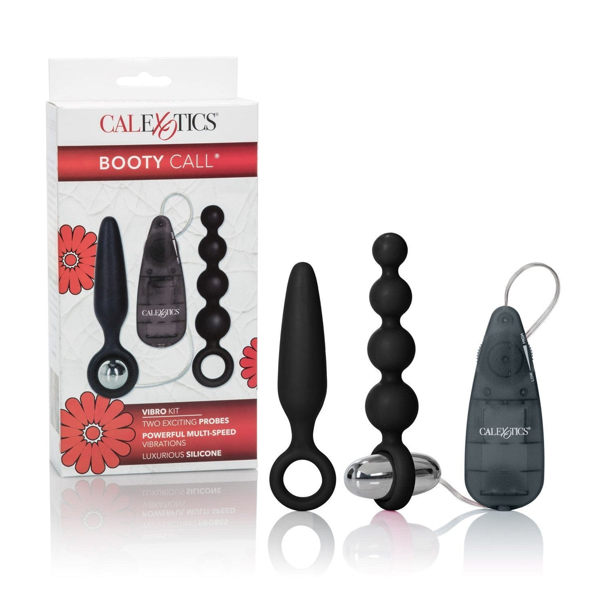 California Exotics - Booty Call Prostate Massager Vibro Kit Black 716770078186 Prostate Massager (Vibration) Non Rechargeable