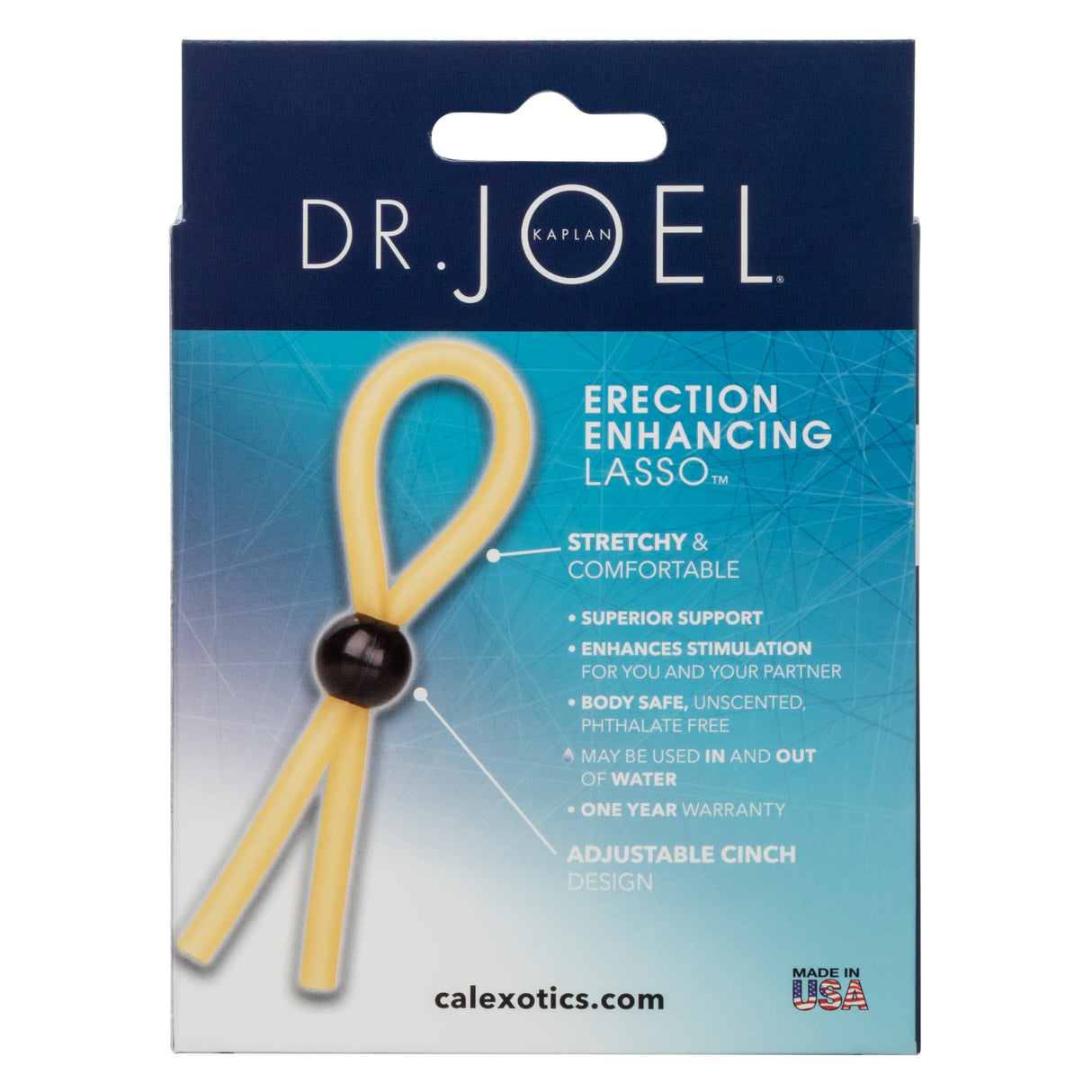 California Exotics - Dr Joel Kaplan Erection Enhancing Lasso Cock Ring (Ivory) CE1944 CherryAffairs