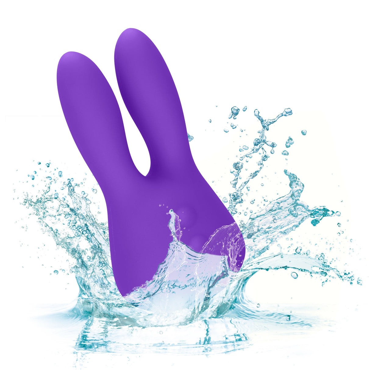 California Exotics - Mini Marvels Silicone Marvelous Bunny Clit Massager (Purple) CE1506 CherryAffairs