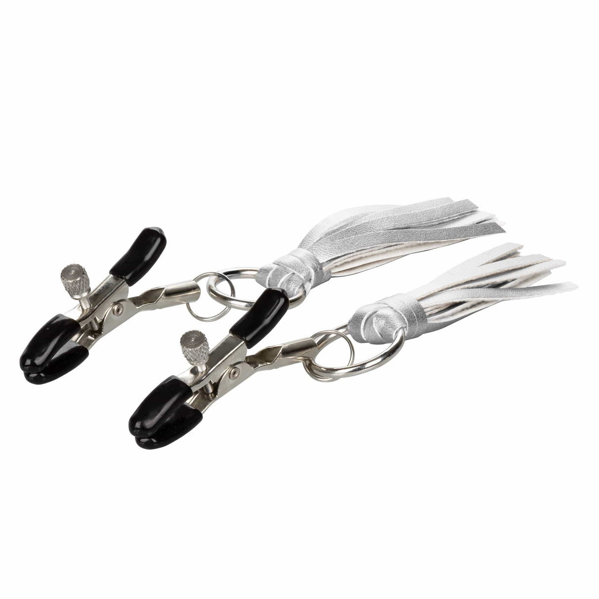 California Exotics - Nipple Play Playful Tassels Nipple Clamps Nipple Clamps (Non Vibration)