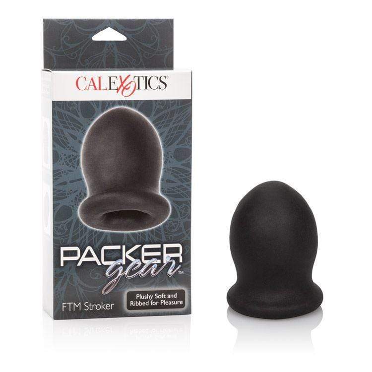 California Exotics - Packer Gear FTM Stroker Masturbator (Black) Masturbator Soft Stroker (Non Vibration)
