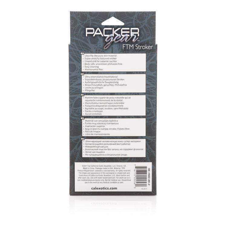 California Exotics - Packer Gear FTM Stroker Masturbator (Black) Masturbator Soft Stroker (Non Vibration)